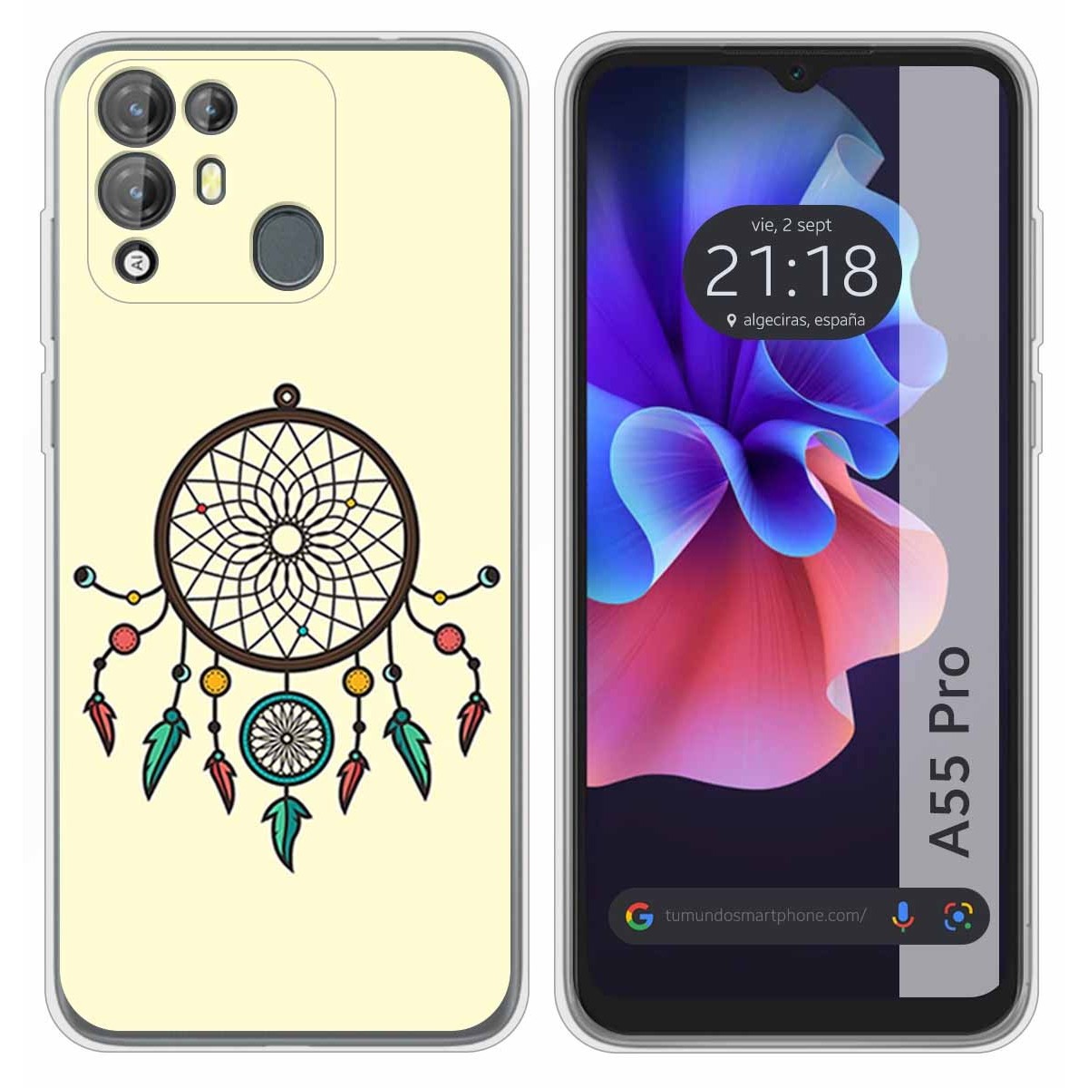 Funda Silicona para Blackview A55 Pro diseño Atrapasueños Dibujos