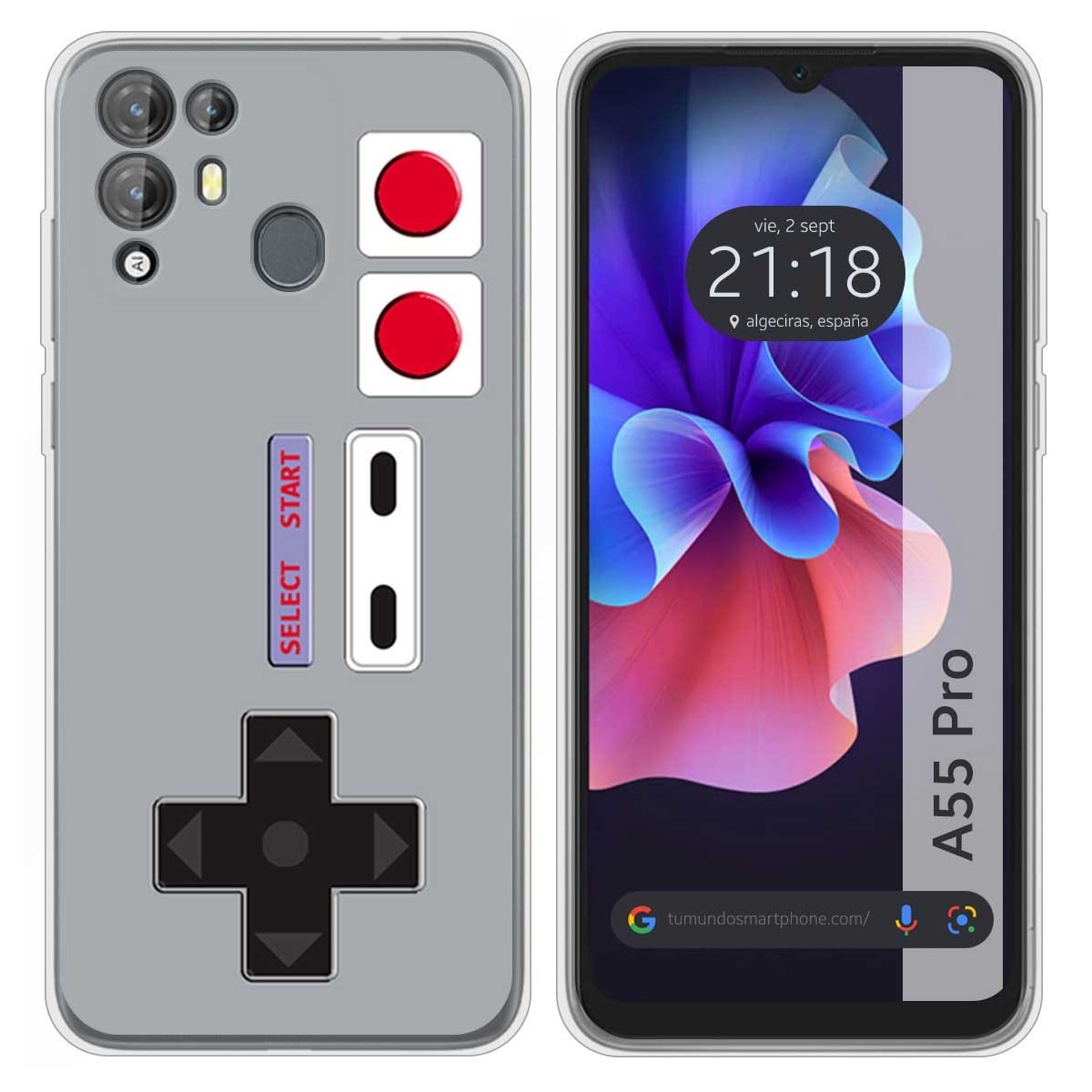 Funda Silicona para Blackview A55 Pro diseño Consola Dibujos
