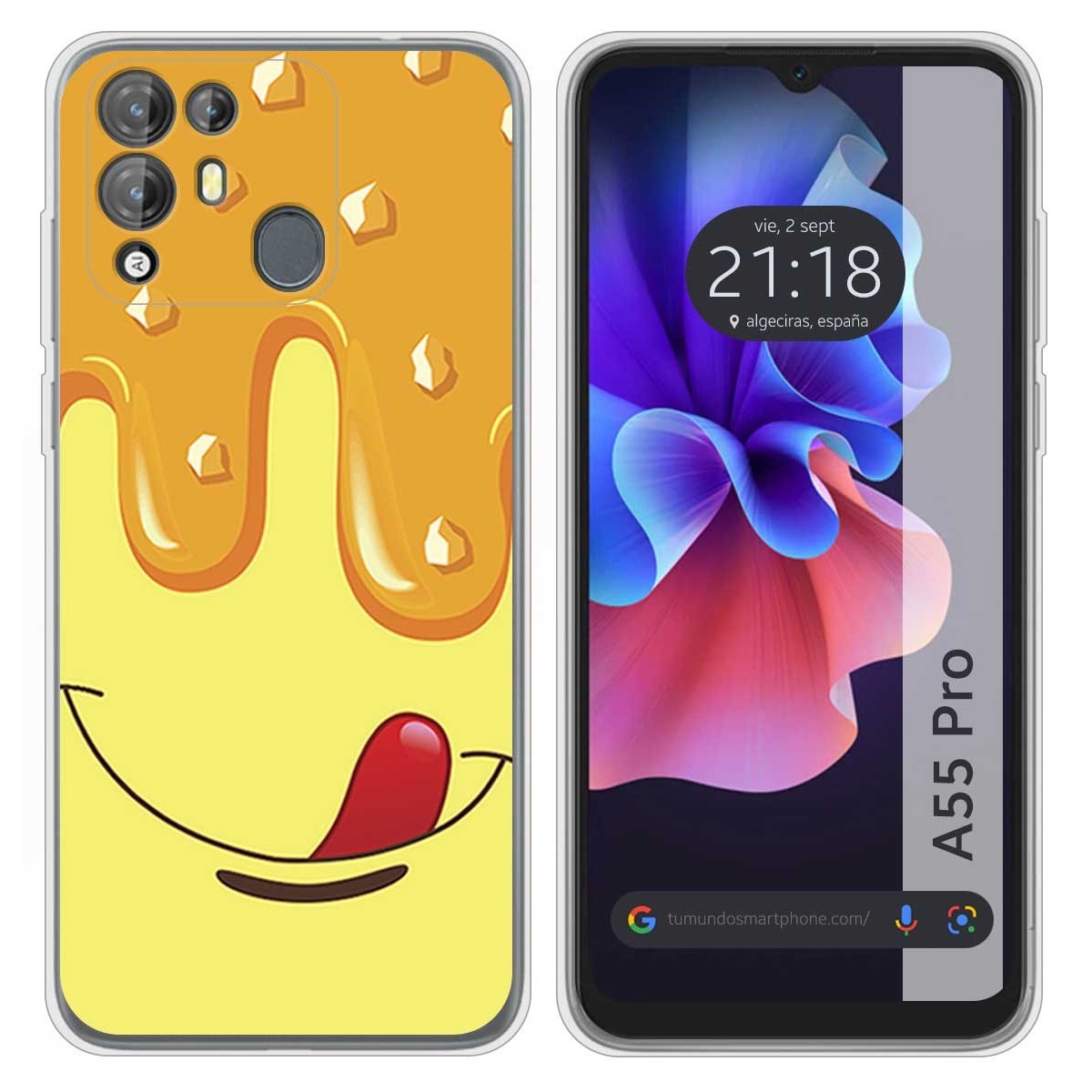 Funda Silicona para Blackview A55 Pro diseño Helado Vainilla Dibujos