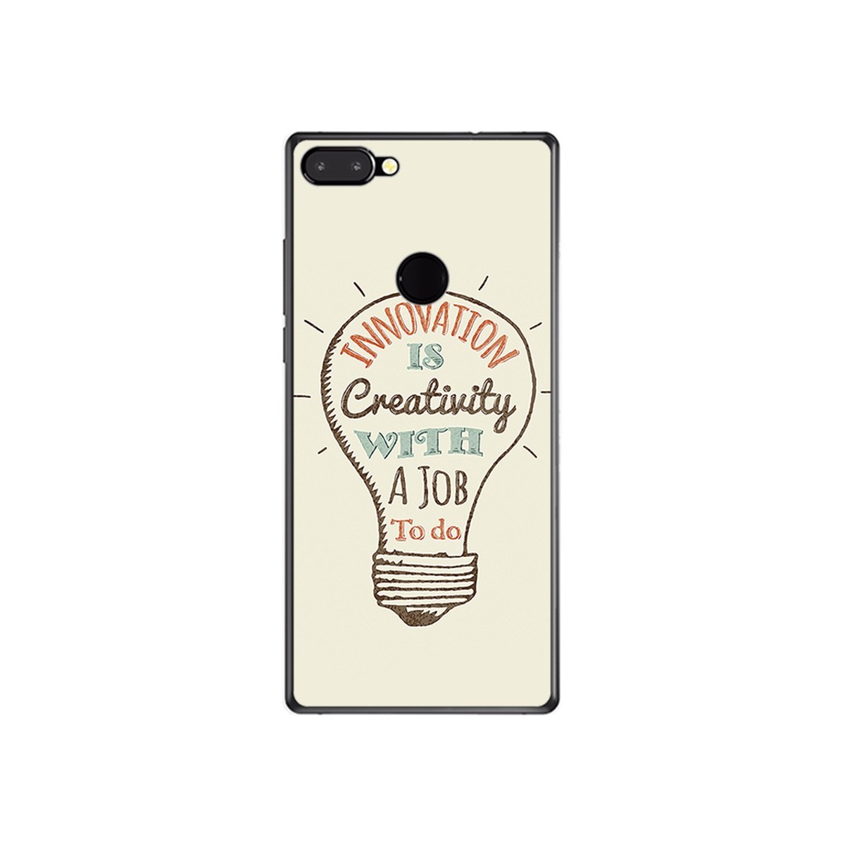 Funda Gel Tpu para Vernee Mix 2 Diseño Creativity Dibujos