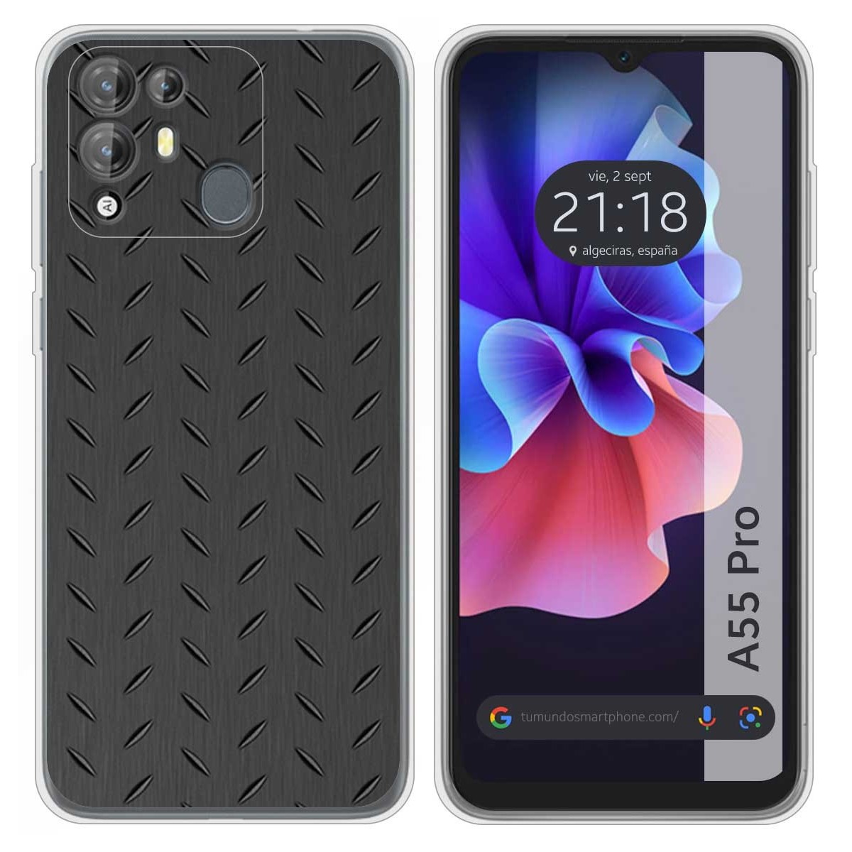 Funda Silicona para Blackview A55 Pro diseño Metal Dibujos