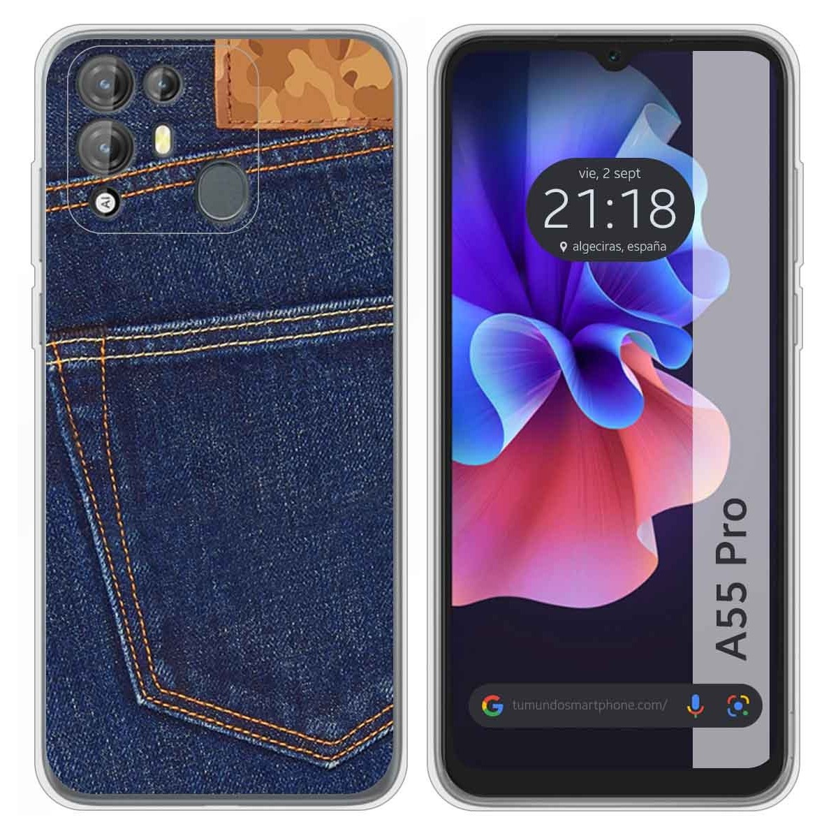 Funda Silicona para Blackview A55 Pro diseño Vaquero Dibujos