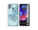 Funda Silicona Transparente para Blackview A55 Pro diseño Flores 03 Dibujos