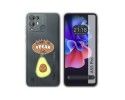 Funda Silicona Transparente para Blackview A55 Pro diseño Vegan Life Dibujos