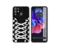 Funda Silicona Transparente para Blackview A55 Pro diseño Zapatillas 03 Dibujos