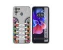 Funda Silicona Transparente para Blackview A55 Pro diseño Zapatillas 04 Dibujos