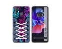 Funda Silicona Transparente para Blackview A55 Pro diseño Zapatillas 07 Dibujos