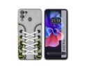 Funda Silicona Transparente para Blackview A55 Pro diseño Zapatillas 08 Dibujos