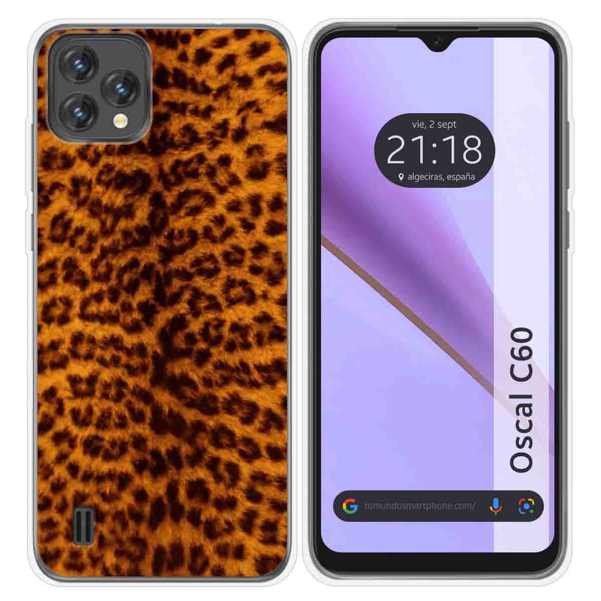 Funda Silicona para Blackview Oscal C60 diseño Animal 03 Dibujos