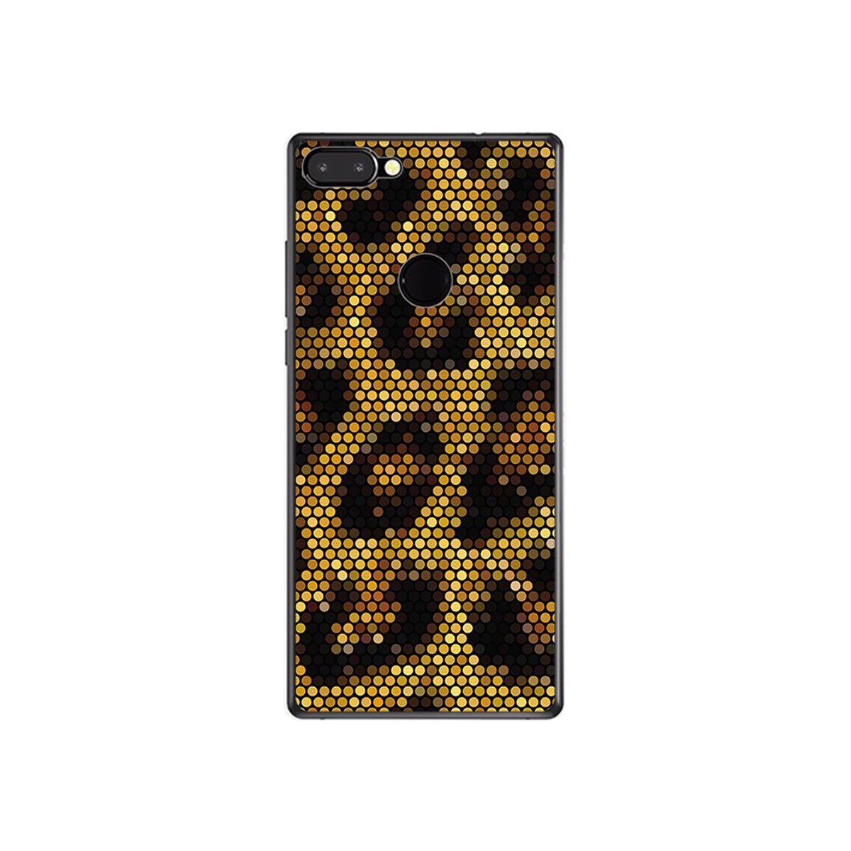 Funda Gel Tpu para Vernee Mix 2 Diseño Leopardo Dibujos