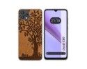 Funda Silicona para Blackview Oscal C60 diseño Cuero 03 Dibujos