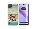 Funda Silicona para Blackview Oscal C60 diseño Madera 01 Dibujos
