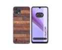 Funda Silicona para Blackview Oscal C60 diseño Madera 03 Dibujos