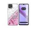Funda Silicona para Blackview Oscal C60 diseño Mármol 03 Dibujos