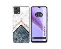 Funda Silicona para Blackview Oscal C60 diseño Mármol 05 Dibujos