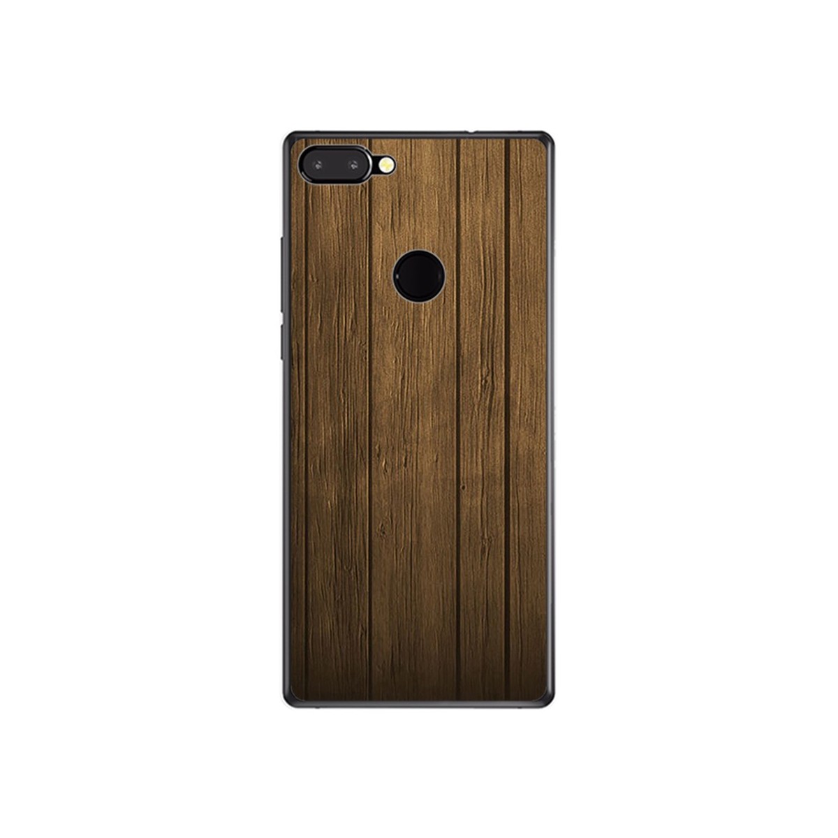 Funda Gel Tpu para Vernee Mix 2 Diseño Madera Dibujos