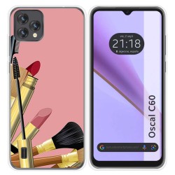 Funda Silicona para Blackview Oscal C60 diseño Brochas Dibujos