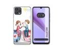Funda Silicona para Blackview Oscal C60 diseño Café Dibujos