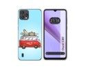 Funda Silicona para Blackview Oscal C60 diseño Furgoneta Dibujos