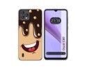 Funda Silicona para Blackview Oscal C60 diseño Helado Chocolate Dibujos