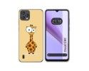 Funda Silicona para Blackview Oscal C60 diseño Jirafa Dibujos