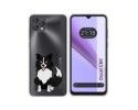 Funda Silicona Transparente para Blackview Oscal C60 diseño Perros 01 Dibujos