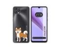 Funda Silicona Transparente para Blackview Oscal C60 diseño Perros 02 Dibujos