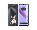 Funda Silicona Transparente para Blackview Oscal C60 diseño Perros 06 Dibujos