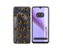 Funda Silicona Transparente para Blackview Oscal C60 diseño Perros 09 Dibujos