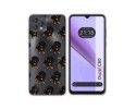 Funda Silicona Transparente para Blackview Oscal C60 diseño Perros 10 Dibujos