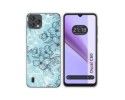 Funda Silicona Transparente para Blackview Oscal C60 diseño Flores 03 Dibujos