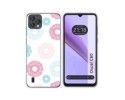 Funda Silicona Transparente para Blackview Oscal C60 diseño Flores 06 Dibujos