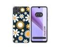 Funda Silicona Transparente para Blackview Oscal C60 diseño Flores 08 Dibujos