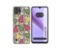 Funda Silicona Transparente para Blackview Oscal C60 diseño Flores 11 Dibujos