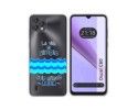 Funda Silicona Transparente para Blackview Oscal C60 diseño Agua Dibujos