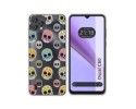 Funda Silicona Transparente para Blackview Oscal C60 diseño Catrina Dibujos
