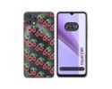 Funda Silicona Transparente para Blackview Oscal C60 diseño Cerezas Dibujos