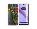 Funda Silicona Transparente para Blackview Oscal C60 diseño Colores Dibujos