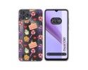 Funda Silicona Transparente para Blackview Oscal C60 diseño Dulces 01 Dibujos