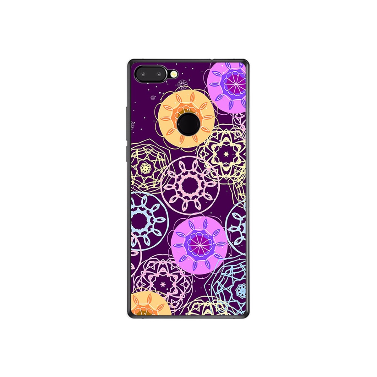 Funda Gel Tpu para Vernee Mix 2 Diseño Radial Dibujos