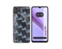 Funda Silicona Transparente para Blackview Oscal C60 diseño Scooter Dibujos