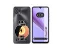 Funda Silicona Transparente para Blackview Oscal C60 diseño Hombre Escalada Dibujos