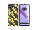 Funda Silicona Transparente para Blackview Oscal C60 diseño Limones Dibujos
