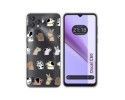 Funda Silicona Transparente para Blackview Oscal C60 diseño Perros Dibujos