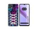 Funda Silicona Transparente para Blackview Oscal C60 diseño Zapatillas 07 Dibujos