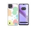 Funda Silicona Transparente para Blackview Oscal C60 diseño Acuarela 05 Dibujos