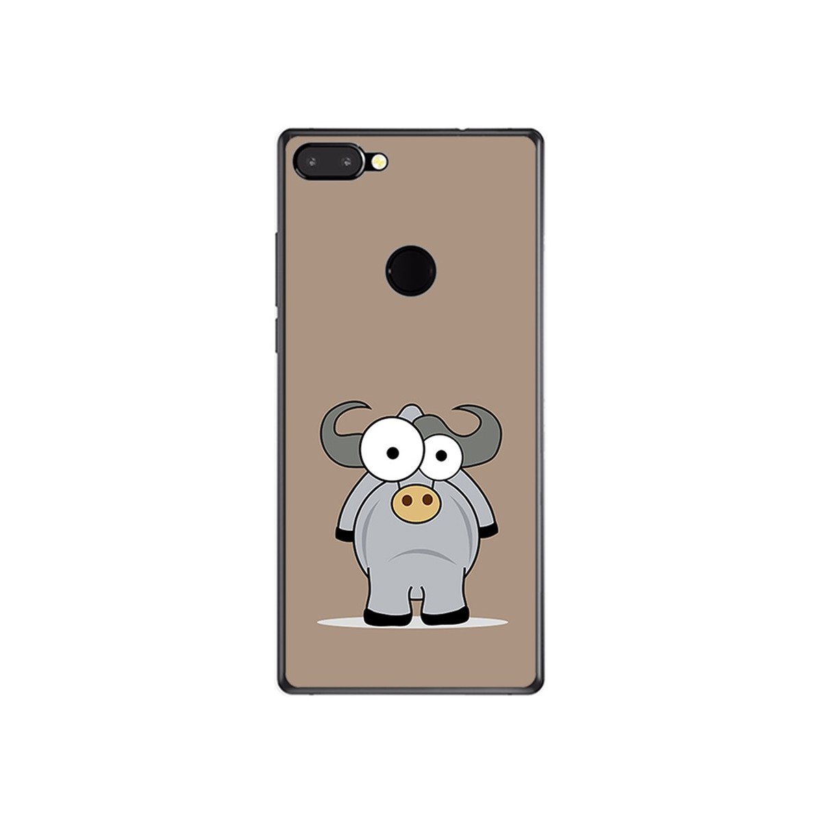 Funda Gel Tpu para Vernee Mix 2 Diseño Toro Dibujos