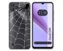 Funda Silicona Transparente para Blackview Oscal C60 diseño Araña Dibujos