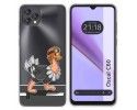 Funda Silicona Transparente para Blackview Oscal C60 diseño Avestruz Dibujos