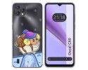 Funda Silicona Transparente para Blackview Oscal C60 diseño Cabra Dibujos